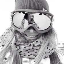 Схема вышивки «snowboard»