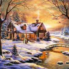 Схема вышивки «Зимняя сказка»