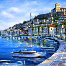 Схема вышивки «На набережной»