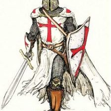 Схема вышивки «Крестоносец»