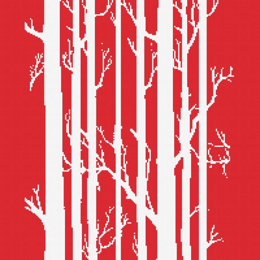 Red, black and white 3 - триплих - предпросмотр