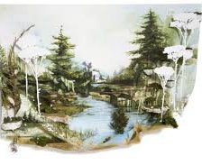 Схема вышивки «Елочки»