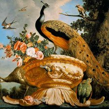 Схема вышивки «В саду»