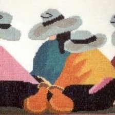 Схема вышивки «Cholitas»