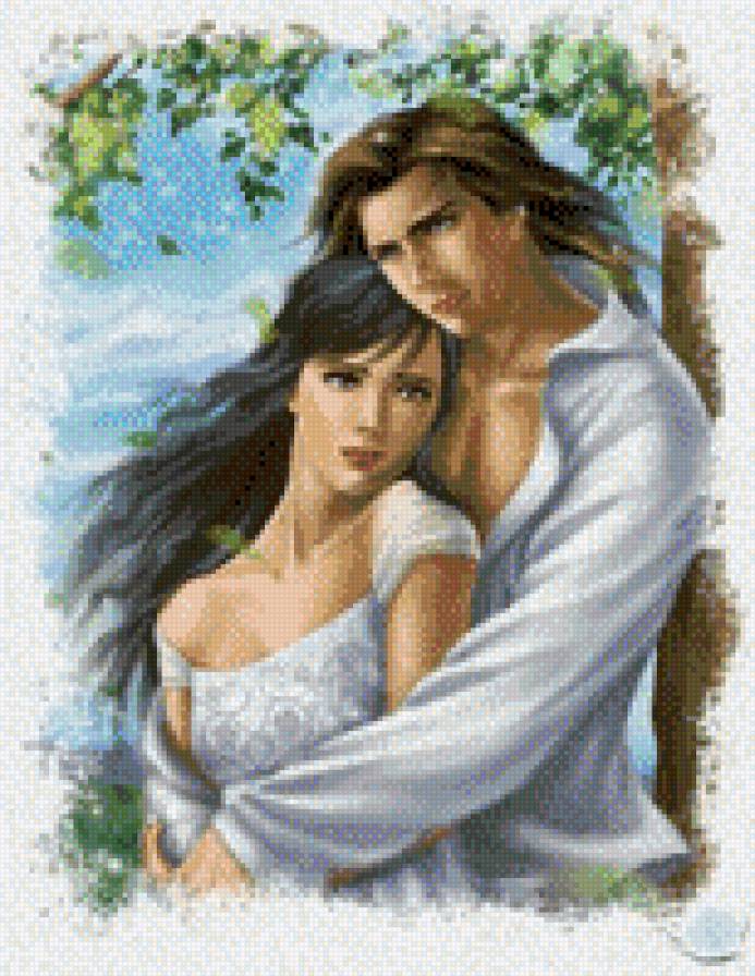 Он и она. - любовь, романтика, мужчина и женщина, фэнтези - предпросмотр