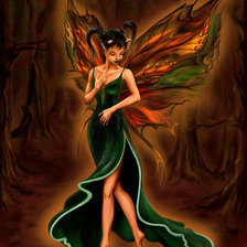 Схема вышивки «Злая феечка»