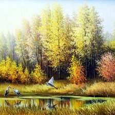 Схема вышивки «осень»