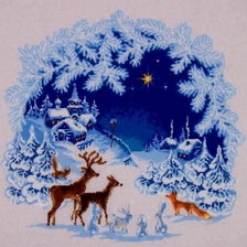 Схема вышивки «рождество»