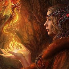 Схема вышивки «фэнтези»