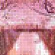 Предпросмотр схемы вышивки «Тоннель из сакуры, Япония.» (№754270)