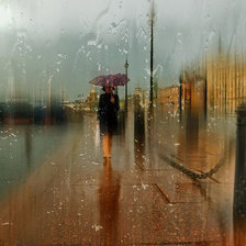 Схема вышивки «Под дождем»