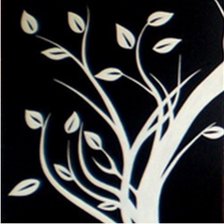 Схема вышивки «Триптих ветви»