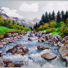 горная речка