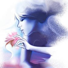 Схема вышивки «Девушка»