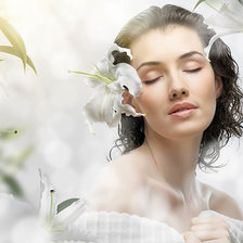 Схема вышивки «дева»