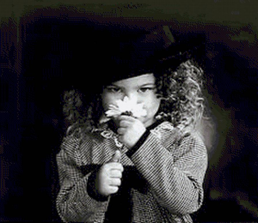 Детки - монохром - предпросмотр