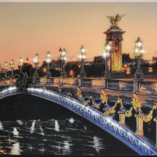 Схема вышивки «Мост»