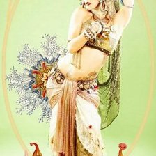 Схема вышивки «Indigo Bellydance»