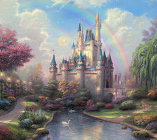 Схема вышивки «Сказочный замок»