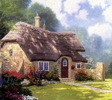 Схема вышивки «Красивый домик»