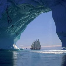 Схема вышивки «парусник2»