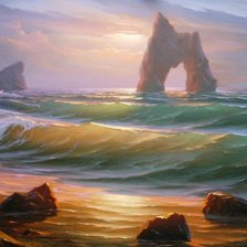 Схема вышивки «Золотые ворота»