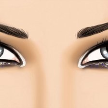 Схема вышивки «Взгляд»