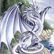 Схема вышивки «серебрянный»