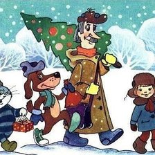 Схема вышивки «Простоквашино»