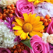 Схема вышивки «просто цветы»