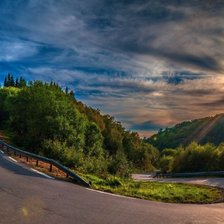 Схема вышивки «дорога»