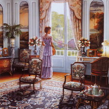 Схема вышивки «в ожидании»