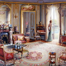 Схема вышивки «в ожидании»