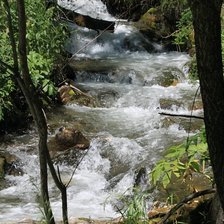 Схема вышивки «Река Качёк (Горный Алтай)»