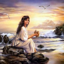 Схема вышивки «Купи ракушку...купи ракушку....»