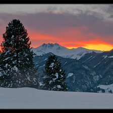 Схема вышивки «Зима»