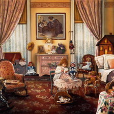 Схема вышивки «в детской комнате»