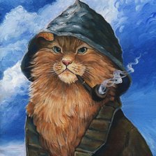 Схема вышивки «моряк»