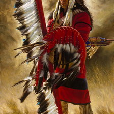 Схема вышивки «Индеец4»