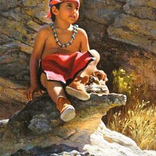 Индейский ребенок