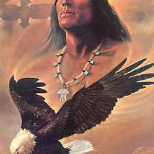 Схема вышивки «Воин1»