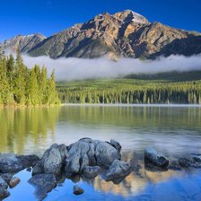 Схема вышивки «пейзаж»