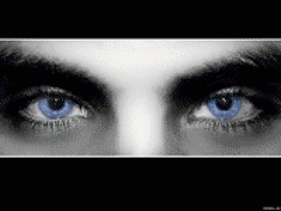 Лед - голубой, глаза, лед - предпросмотр