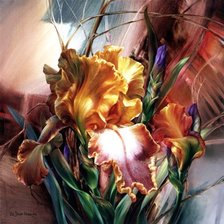 Схема вышивки «цветы1»