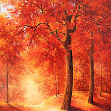 Схема вышивки «прекрасвная осень»