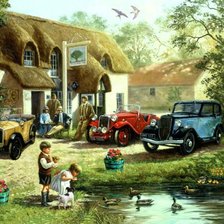 Схема вышивки «Деревенька 14.»