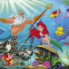 Схема вышивки «русалочка»