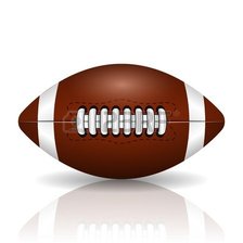 Схема вышивки «balón de fútbol americano»