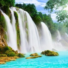 Схема вышивки «водопад»