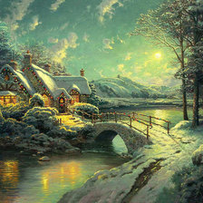 Схема вышивки «Зима»